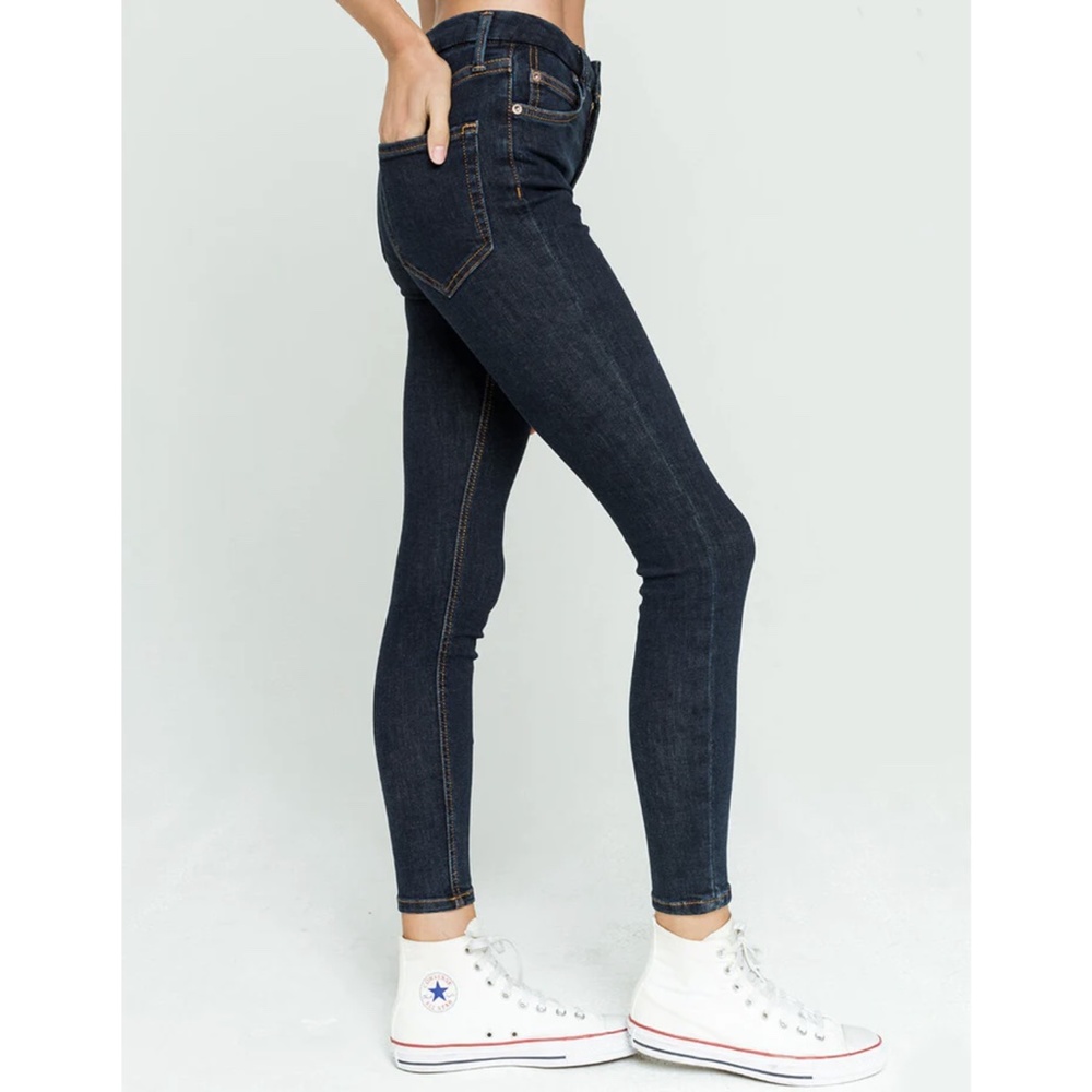 NWT Free People We The Free Montana Skinny Jeans in Dark Rinse - Picture 8 of 10